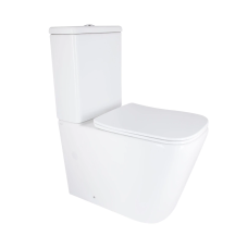 Stenava Унітаз підлоговий Rimless 640×370×810 мм, White, із сидінням Slim Duroplast/Soft-close/Quick Release