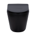 Подвесной унитаз Qtap Scorpio Ultra Quiet сиденье Slim Duroplast/Soft-close/Quick relase 520x365x365 мм BLACK