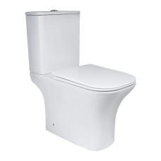 Presto Quadro Унітаз підлоговий Rimless 650×340×790 мм, White, із сидінням Slim Duroplast/Soft-close/Quick R