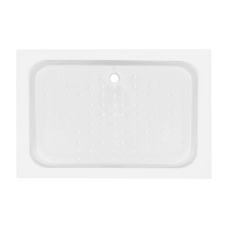 Lidz Душовий піддон KAPIELKA ST120x80х14 низький, прямокутний, діаметр слива 52 мм