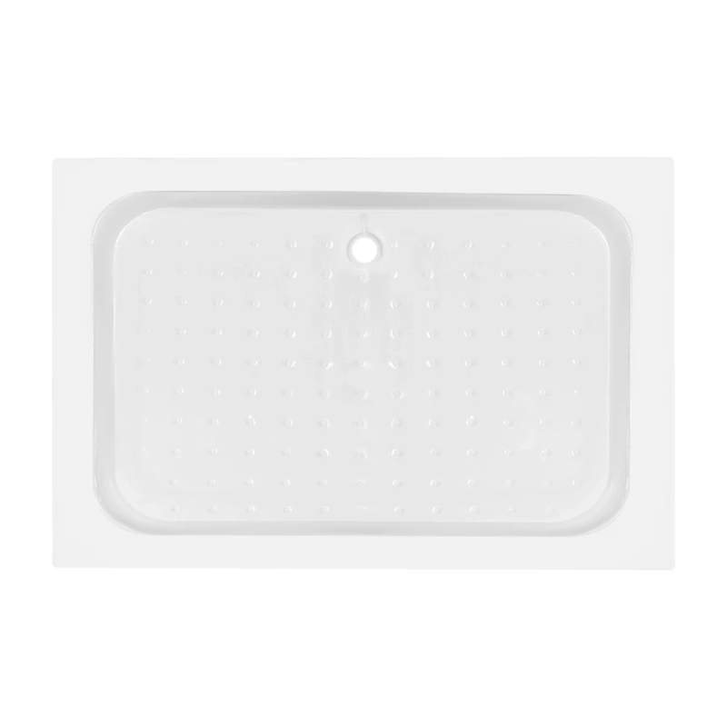 Lidz Душовий піддон KAPIELKA ST120x80х14 низький, прямокутний, діаметр слива 52 мм
