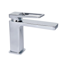 Qtap Gemini Loop Смеситель для раковины низкий Chrome (k35) QTGEM2701CRM45699