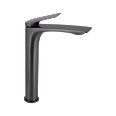 Qtap Vlasta New Змішувач для раковини високий Gunmetal Black PVD (k35) QTVLA269GMB45653