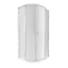 Qtap Presto Душова кабіна CRM1099AP5, 90x90 см, напівкругла, скло 5 мм Pear, розсувна, без піддона