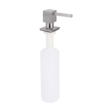 Lidz LK117 Дозатор для моющего средства Brushed Steel, квадратный LDLK117BRU46399