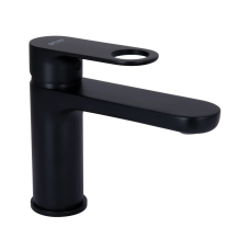 Qtap Jay Змішувач для раковини низький Matt Black (k35) QTJAY270BLM45545
