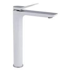 Qtap Presto Змішувач для раковини високий Chrome/White (k35) QTPRE269CRW45577