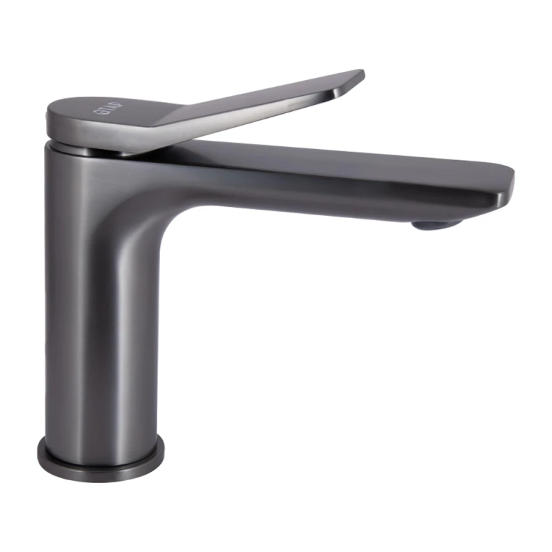 Qtap Presto Змішувач для раковини низький Graphite (k35) QTPRE270GRP45581