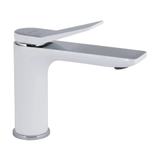 Qtap Presto Змішувач для раковини низький Chrome/White (k35) QTPRE270CRW45576
