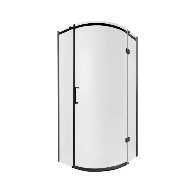 Qtap Virgo Душова кабіна BLA1099AC8, 90x90 см, напівкругла, скло 8 мм Clear, CalcLess, двостулкова, без піддо