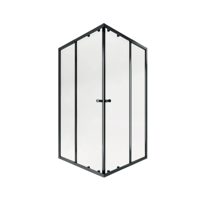 Qtap Pisces Душова кабіна BLA107-9SC5, 75-90x75-90, квадратна, скло 5 мм Clear, регульований профіль, розд