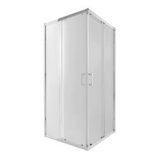 Qtap Taurus Душова кабіна CRM1011SC6,100x100 см,квадратна,скло 6 мм Clear, CalcLess, розсувна,без піддона