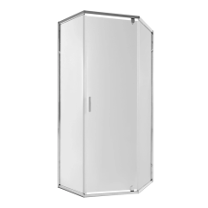 Qtap Scorpio Душова кабіна CRM10115-AC6, 100x100 см, п“ятикутна, скло 6 мм Clear, CalcLess, двостулкова, бе