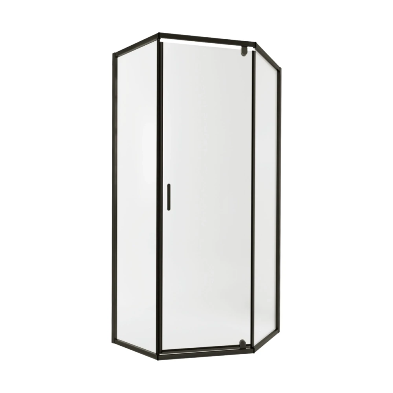 Qtap Scorpio Душова кабіна BLA10115-AC6, 100x100 см, п“ятикутна, скло 6 мм Clear, CalcLess, двостулкова, бе