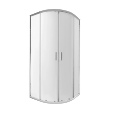 Qtap Taurus Душова кабіна CRM1011AC6, 100x100 см, напівкругла, скло 6 мм Clear, CalcLess, без піддона