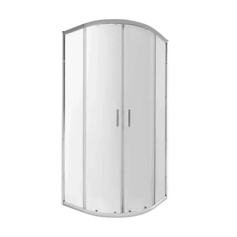 Qtap Taurus Душова кабіна CRM1011AC6, 100x100 см, напівкругла, скло 6 мм Clear, CalcLess, без піддона