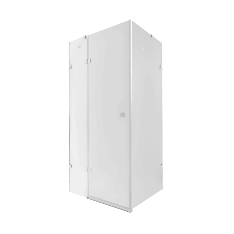 Qtap Capricorn Душова кабіна CRM1018RC6, 100x80 см, прямокутна, скло 6 мм Clear, CalcLess, двостулкова