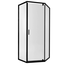 Qtap Scorpio Душевая кабина BLA10995-AC6, 90x90 см, пятиугольная, стекло 6 мм Clear, CalcLess, распашная, без поддона