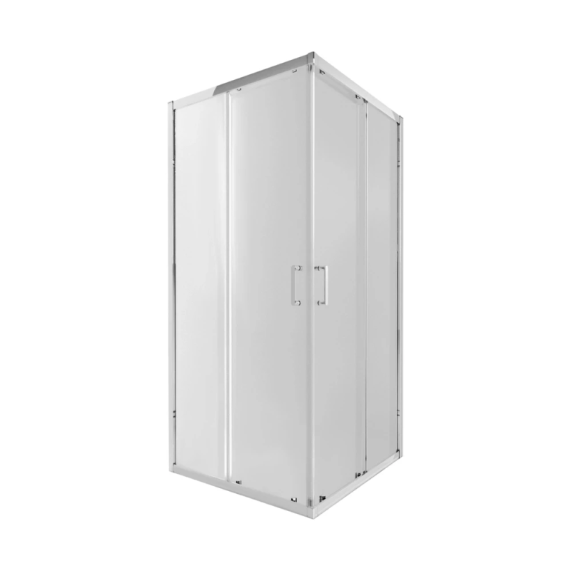 Qtap Taurus Душова кабіна CRM1099SC6, 90x90 см, квадратна, скло 6 мм Clear, CalcLess, без піддона