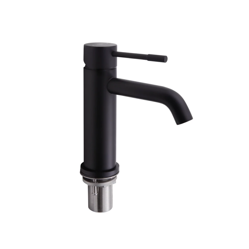 Qtap Scorpio Змішувач для раковини низький Matt Black (k35) QTSCOR1050105B