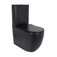 Унітаз Qtap Robin підлоговий Ultra Quiet relase бачок 3/7.15L MATT BLACK