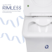 Qtap Kalao Унітаз підлоговий Rimless 660×360×820 мм, White, із сидінням Slim Duroplast/Soft-close/Quick Rele
