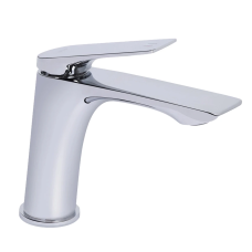 Qtap Vlasta New Змішувач для раковини низький Chrome (k35) QTVLA270CRM45640