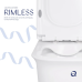 Qtap Nando Унітаз підлоговий Rimless 620×345×800 мм, White, із сидінням Slim Duroplast/Soft-close/Quick Rele