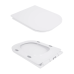 Qtap Nando Унітаз підлоговий Rimless 620×345×800 мм, White, із сидінням Slim Duroplast/Soft-close/Quick Rele