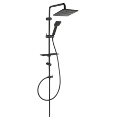 Душовий гарнітур Ferro SQUERTO LUX NP24-BL