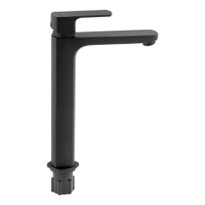 Змішувач для раковини високий Qtap Lipno QTLIPNO1023H101CB Black Matt