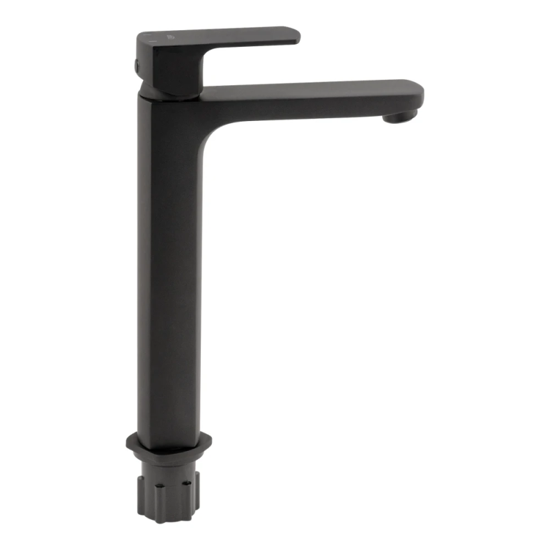 Змішувач для раковини високий Qtap Lipno QTLIPNO1023H101CB Black Matt