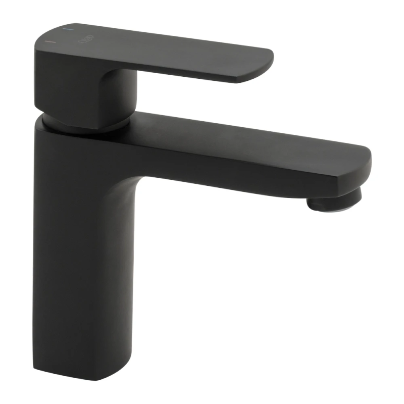 Qtap Lipno Смеситель для раковины низкий Matt Black (k35) QTLIPNO1023101CB