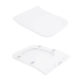 Qtap Crow Унітаз підвісний Rimless 520×360×290 мм, White, із сидінням Slim Duroplast/Soft-close/Quick Relea